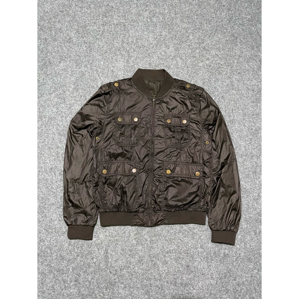 Jaket bomber Zara Man revesible second