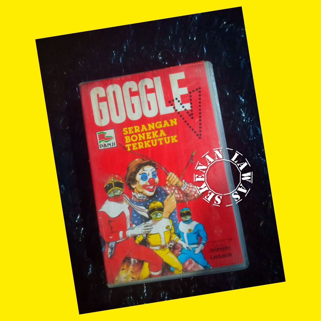 Kaset Cerita Anak Goggle V - Serangan Boneka Terkutuk (Cover Ada Noda / Pita Bagus)