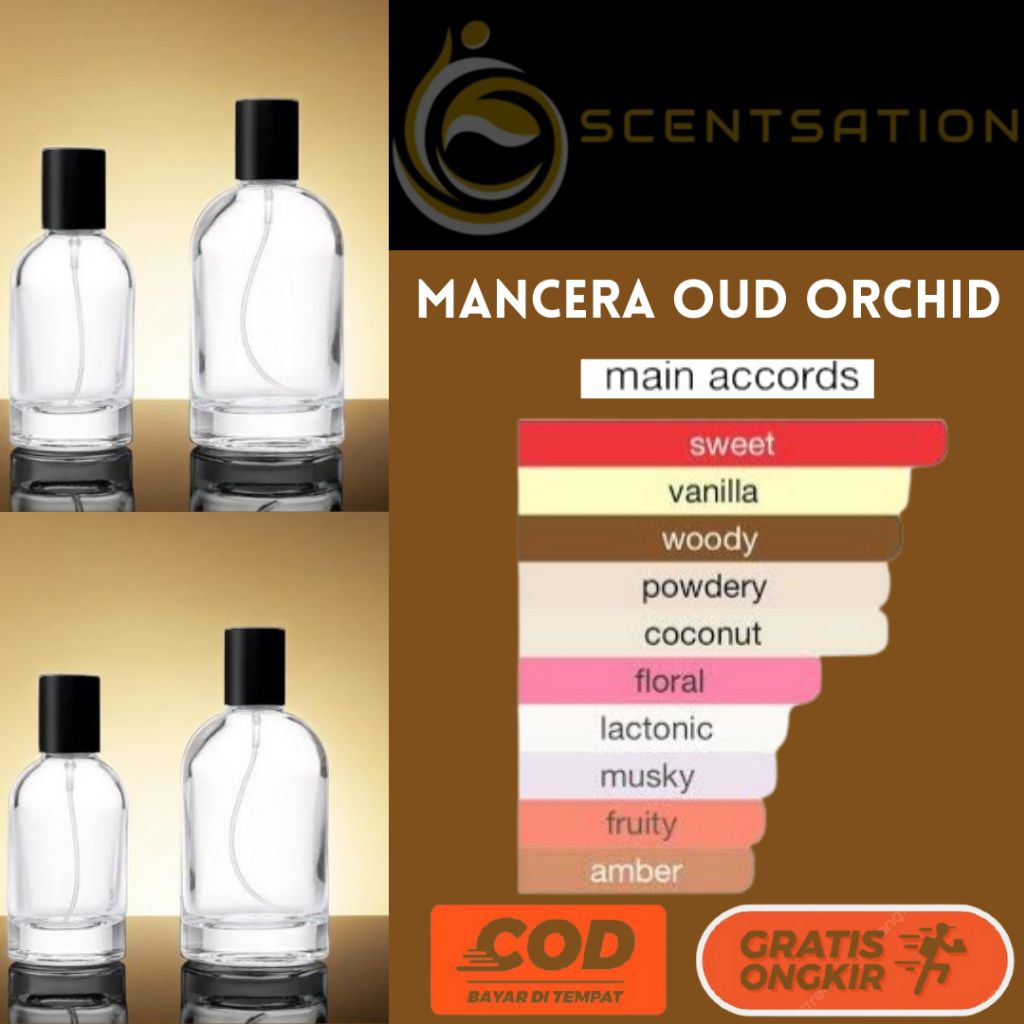 SCENTSATION - Parfume spray inspired by oud orchid parfum bibit essence spray grade A perfume non al