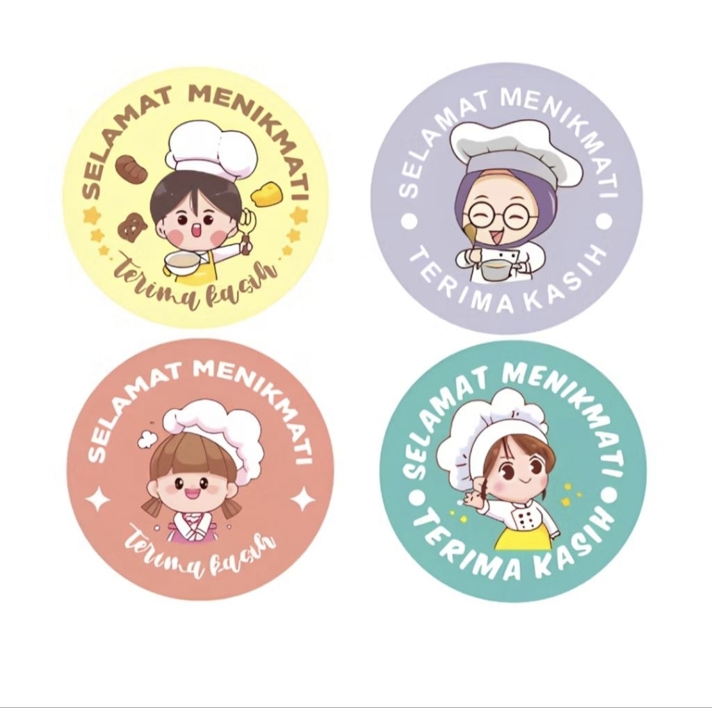 

[500 pcs] Sticker Thank You Roll / Stiker Terima Kasih / 1 Roll Stiker Thank You / Sticker Tempel Thank You Isi 500 Pcs