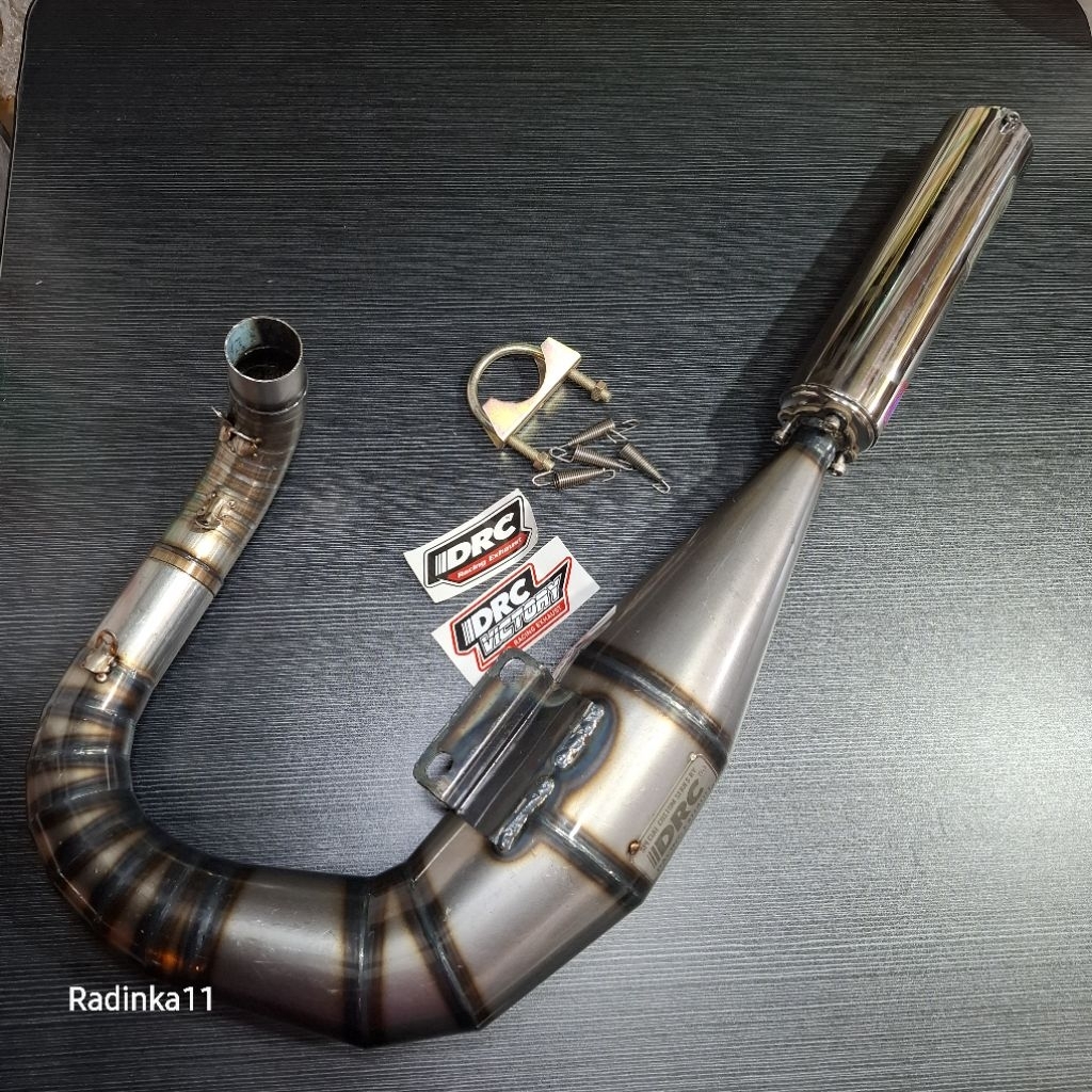 Knalpot racing kiri ELVIS DRC VICTORY COMPETISI