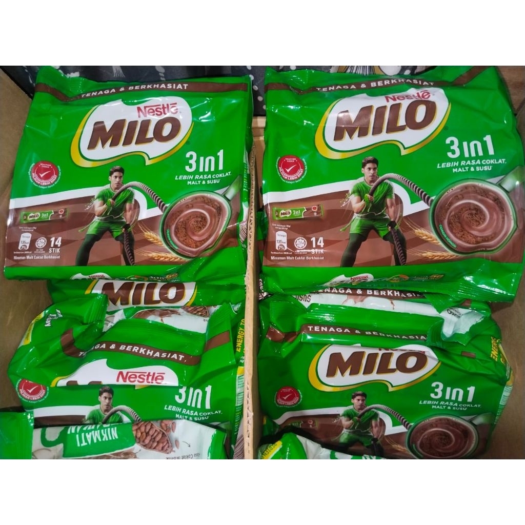 

Milo 3in1 saset per dus malaysia