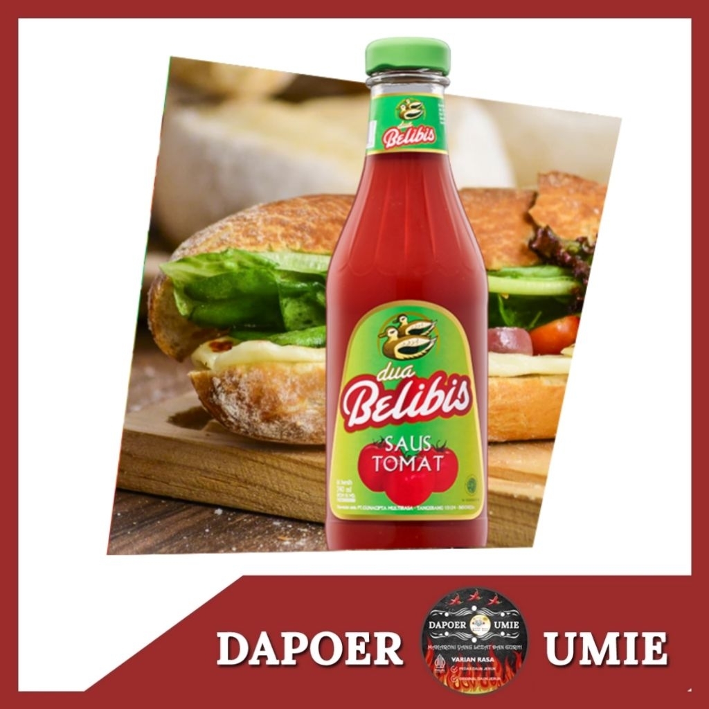 

Dua BELIBIS Saus Tomat 340 ml