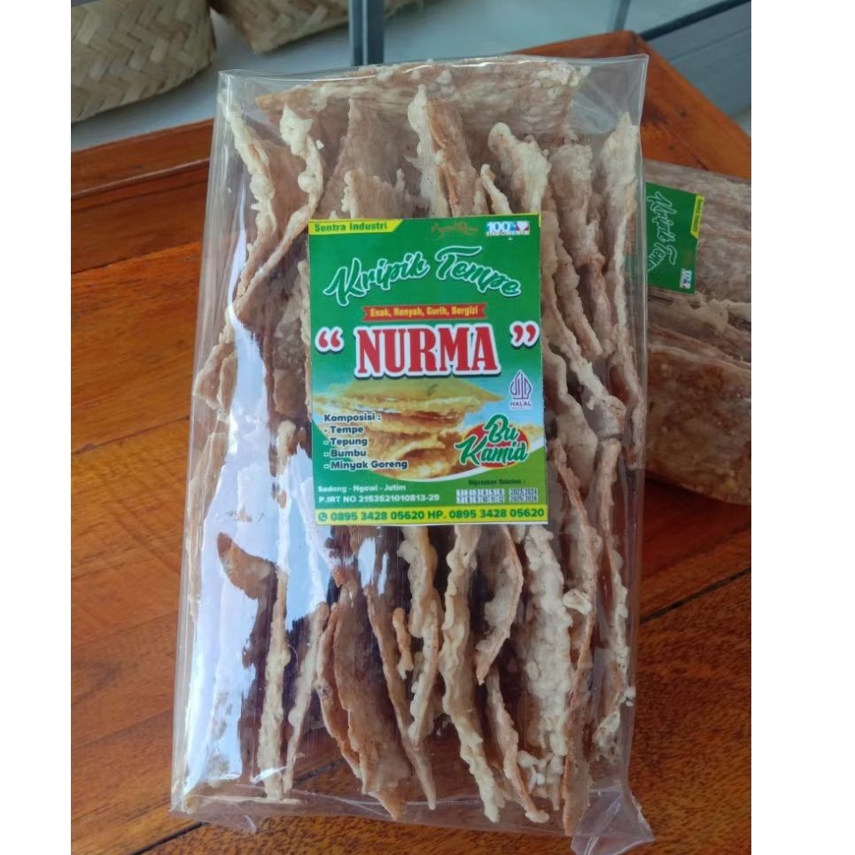 

KERIPIK TEMPE TEMPE NURMA KHAS NGAWI ENAK GURIH RENYAH ASLI NGAWI