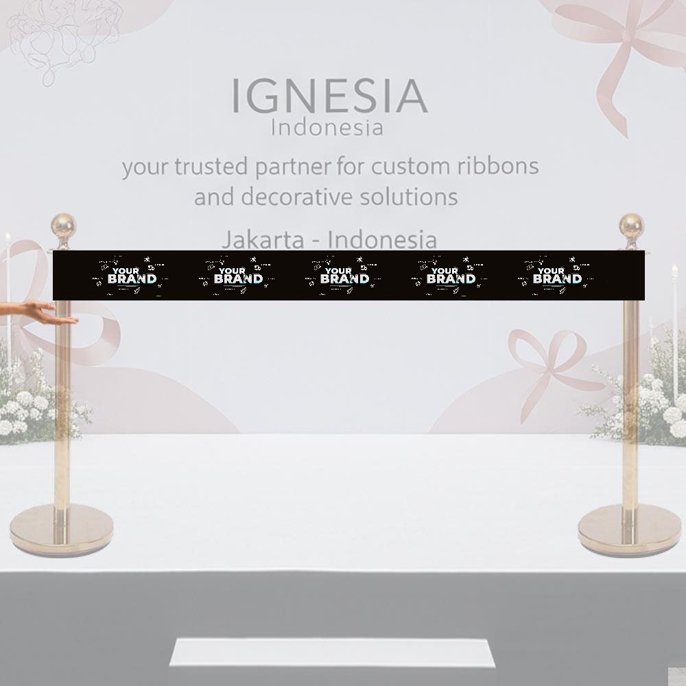 

Pita Peresmian Lebar 10 15 20 cm Bahan Kain Satin Bisa Cetak Logo Gambar Full Color