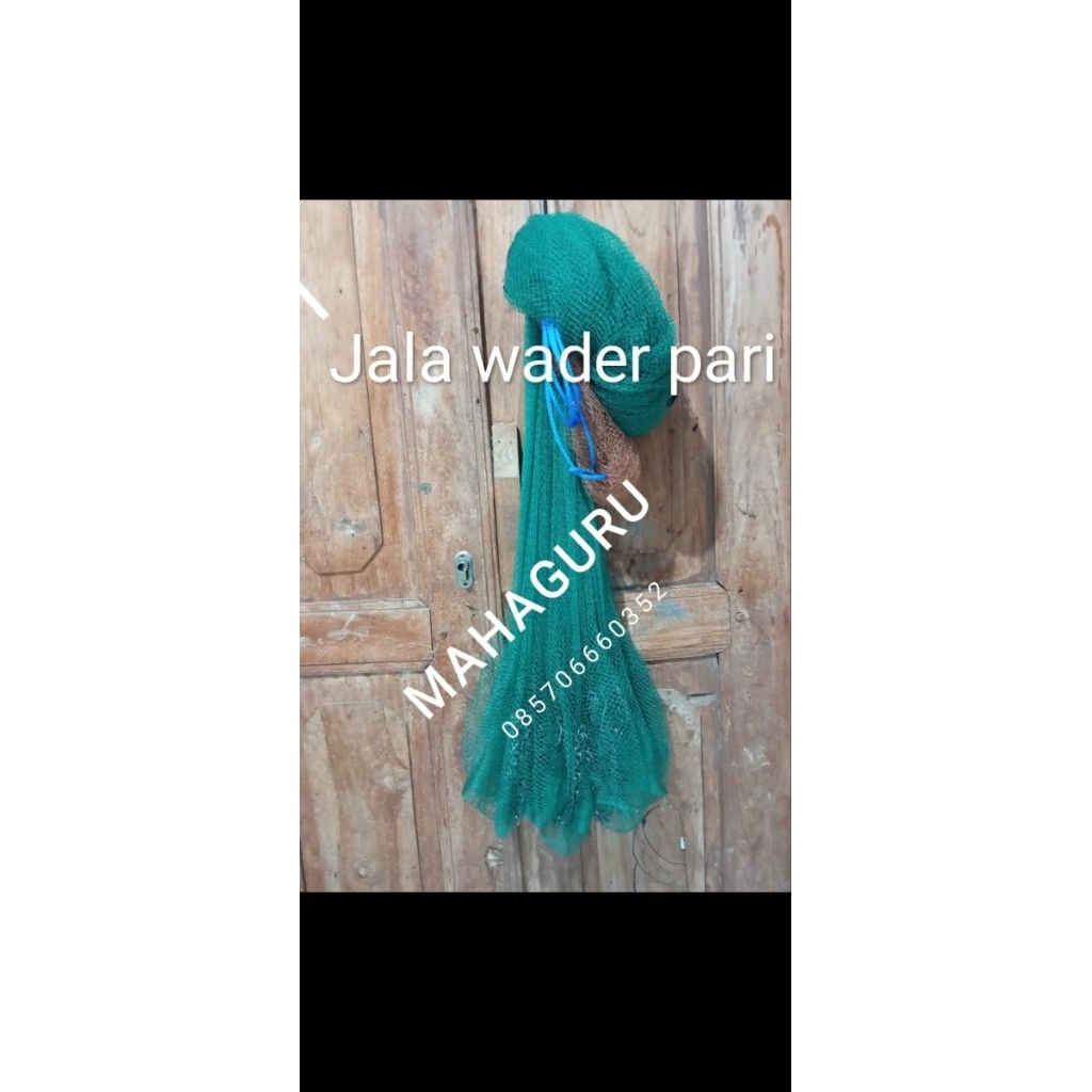 jala wader jala nilon jala udang jala seluang  2,5 mtr