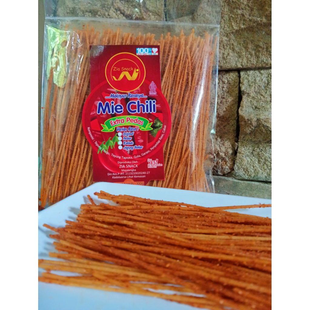 

Mie Chilie Lidi pedas ziasnack : Kriuknya Mantap, Nagih Abis!