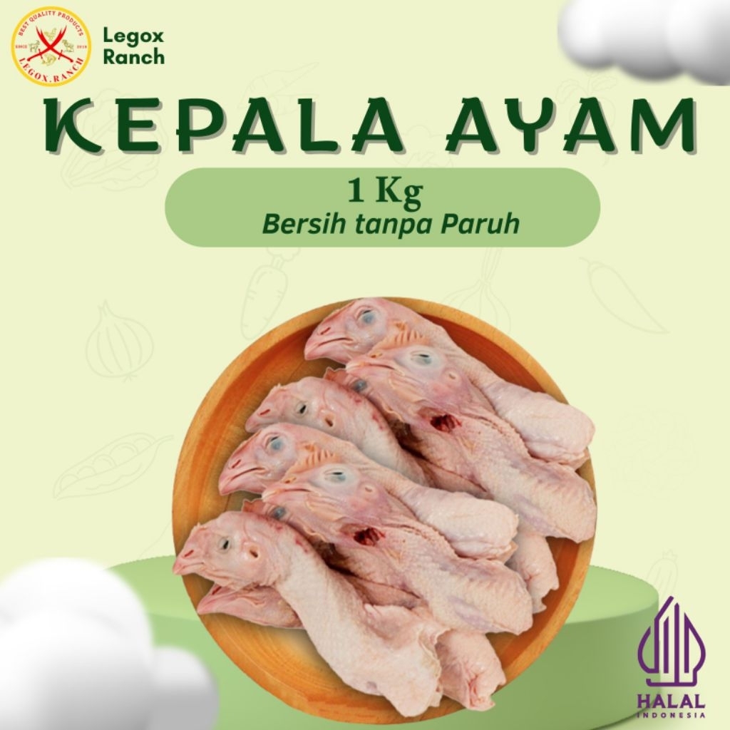

Kepala Ayam FRESH FROZEN 1 Kg