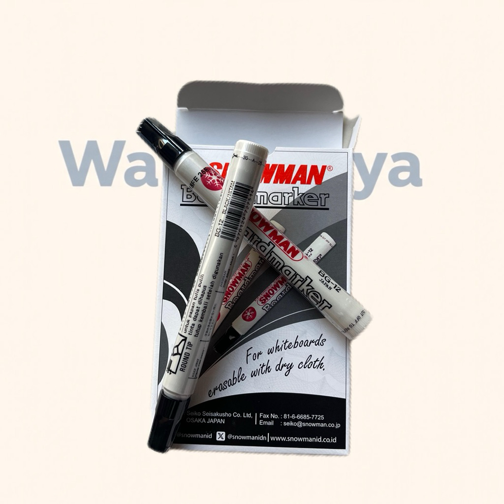 

Spidol Snowman Boardmarker Biasa Dan Permanent