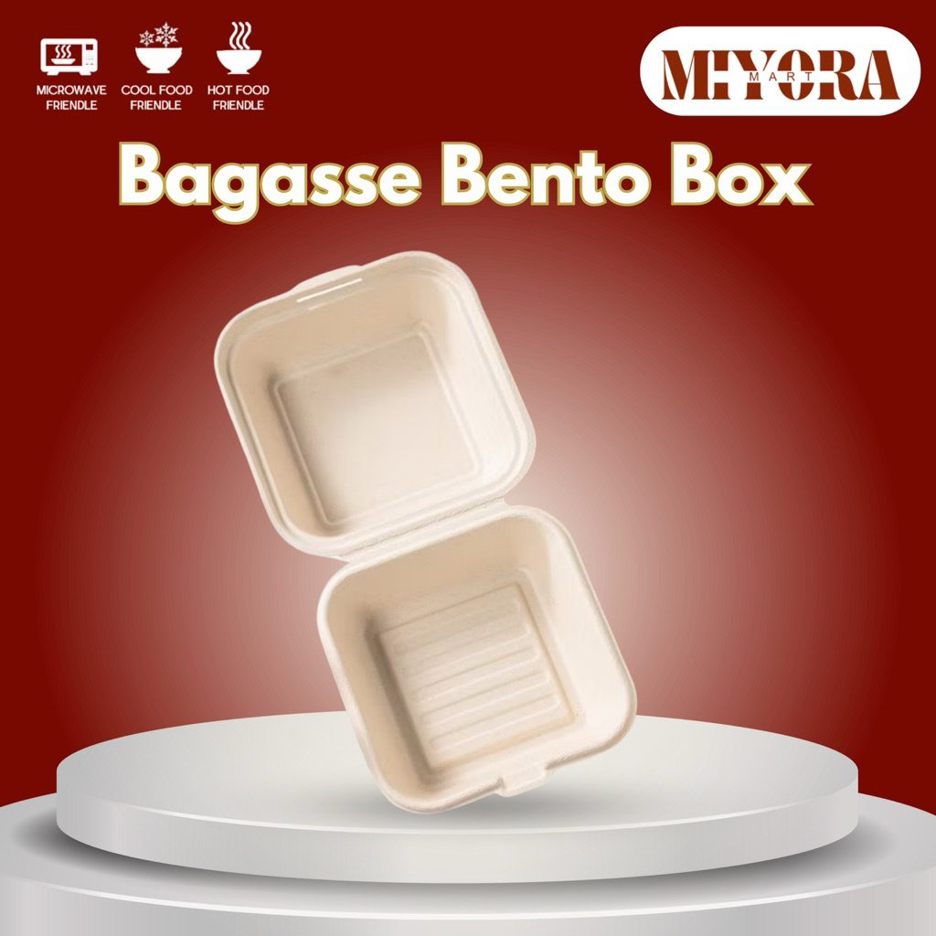Bagasse Bento Cake Box