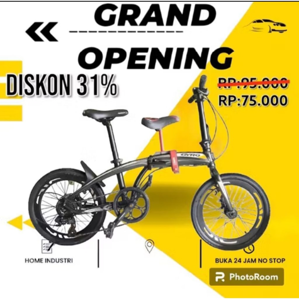 Boncengan Termurah Sepeda Lipat Depan Anak Sepeda Lipat