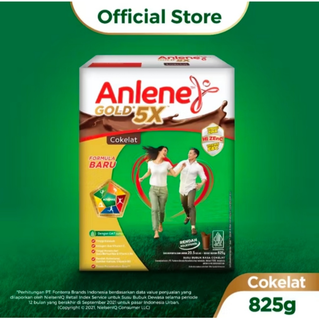 

Anlene Gold 5X Cokelat 850g