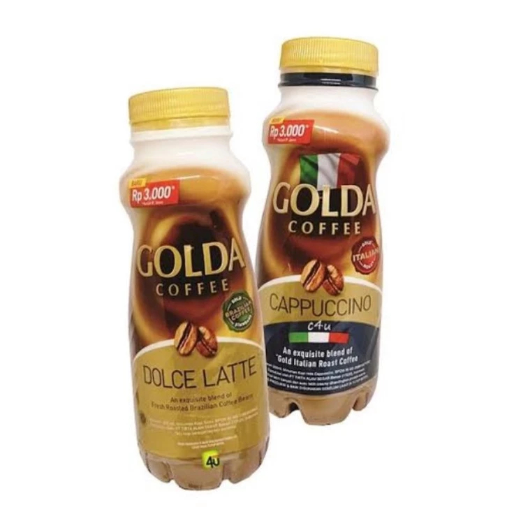 

Golda coffe dolce latte italian Roast cappuccino Minuman kopi 200ml ngopi nongkrong Cappuchino pahit manis dingin