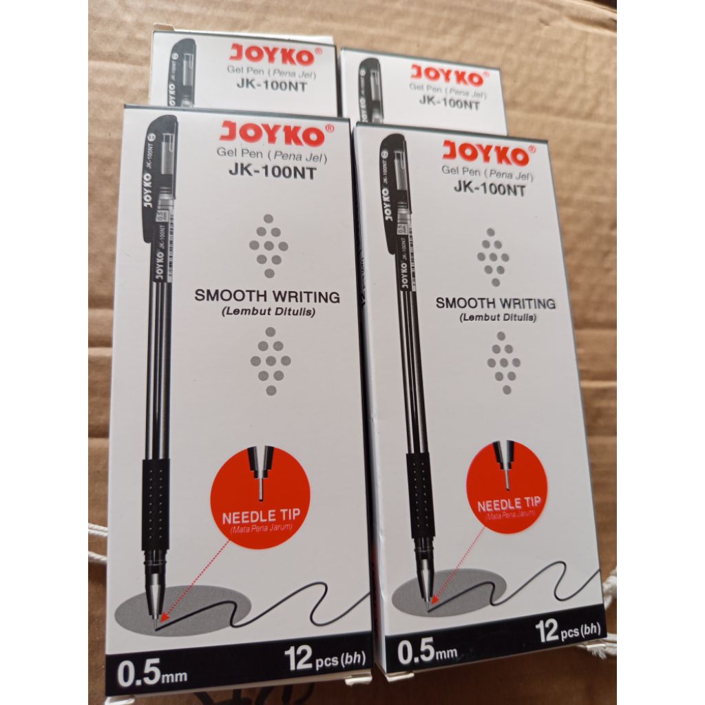 

Pulpen joyko Jk -100NT Smooth writing 0,5 mm / bolpen tinta hitam joyko stationery murah