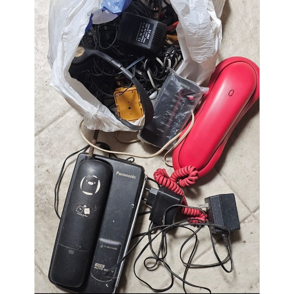 elektronik wireless bekas rumah perlengkapan kantor office jadul antik