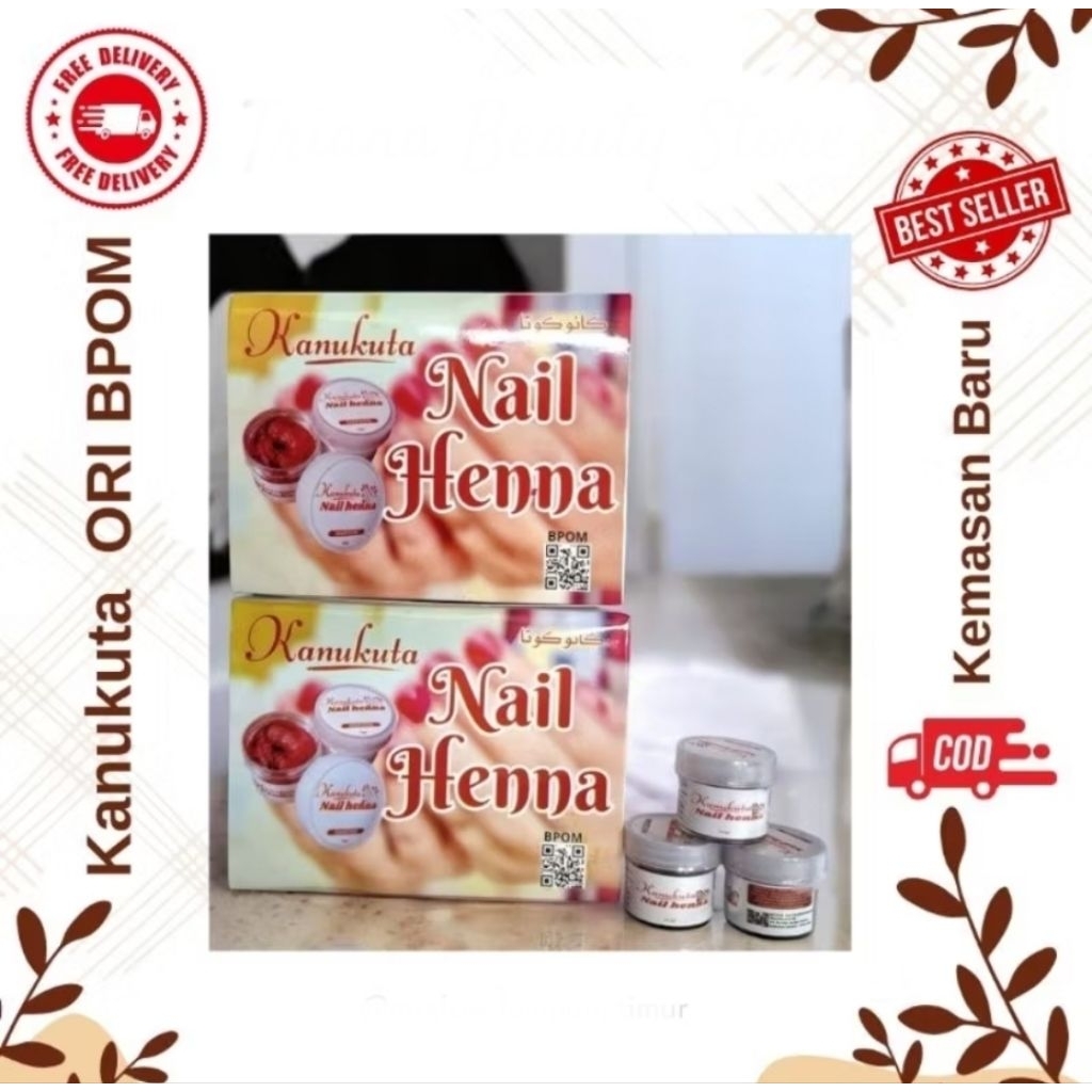 KANUKUTA NAIL HENNA MAROON