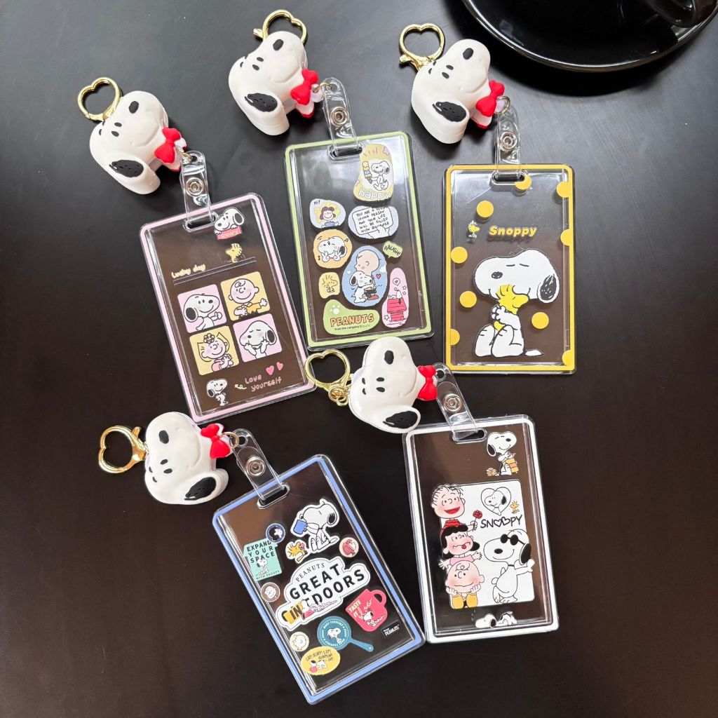 

Tempat Id Card Yoyo Transparan | Lanyard Holder Snoopy | Gantungan Etoll