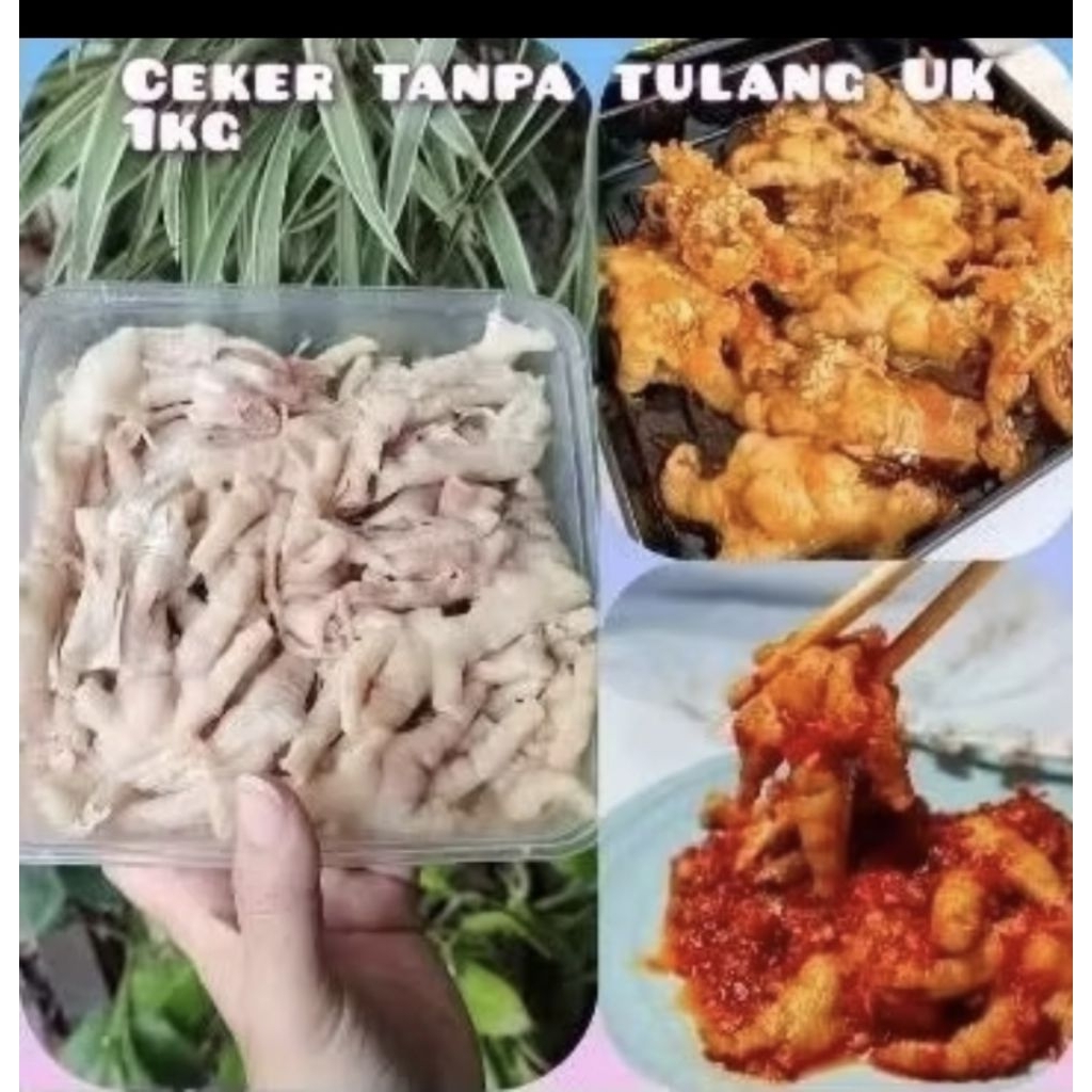 

ceker tanpa tulang ±1 kg