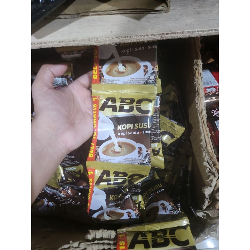 

ABC Kopi Susu 1 Renteng / Gantung (10 pcs x 30 gr)