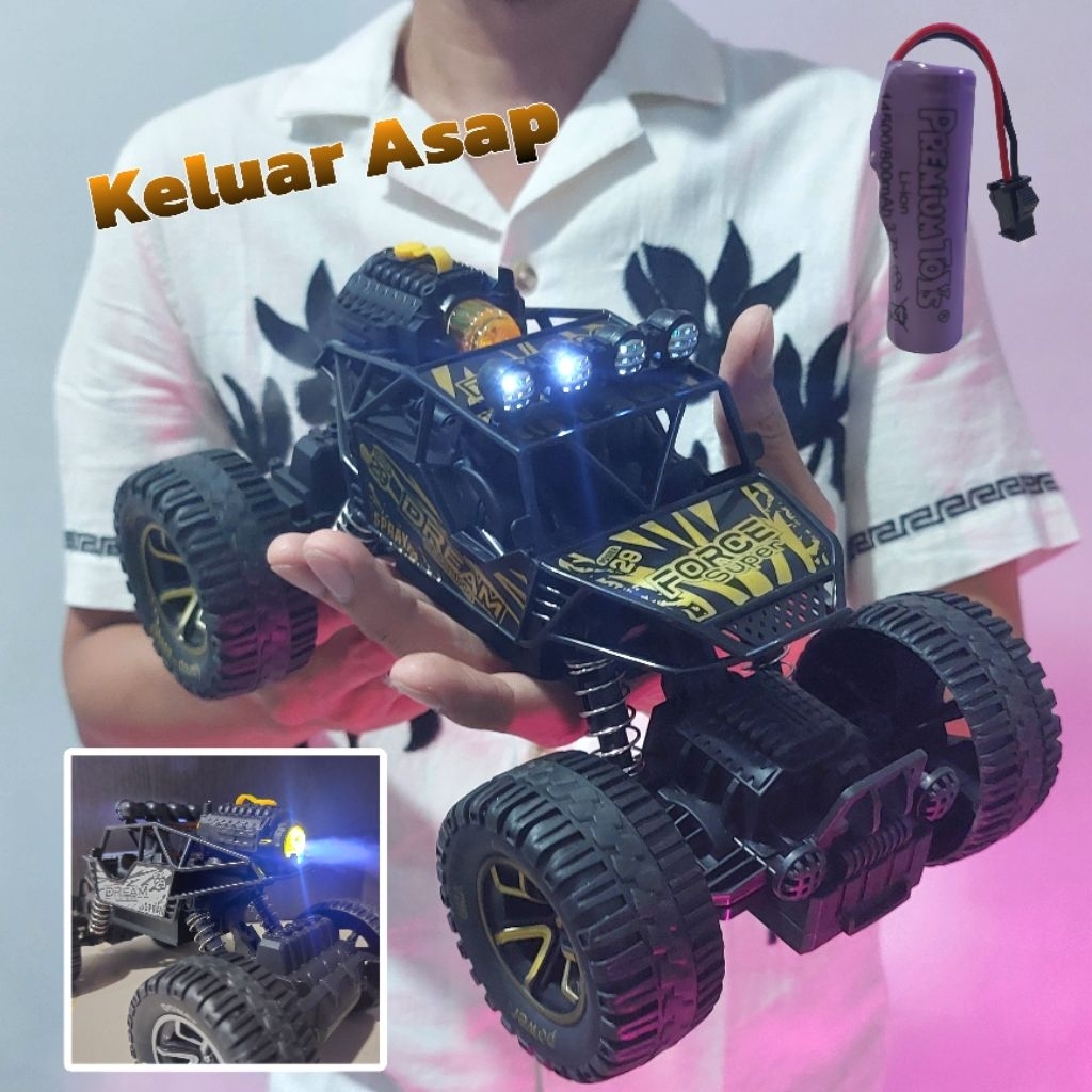 Mainan RC Monster Truck ASAP Giant Wheels Remot Kontrol Rock Crawler