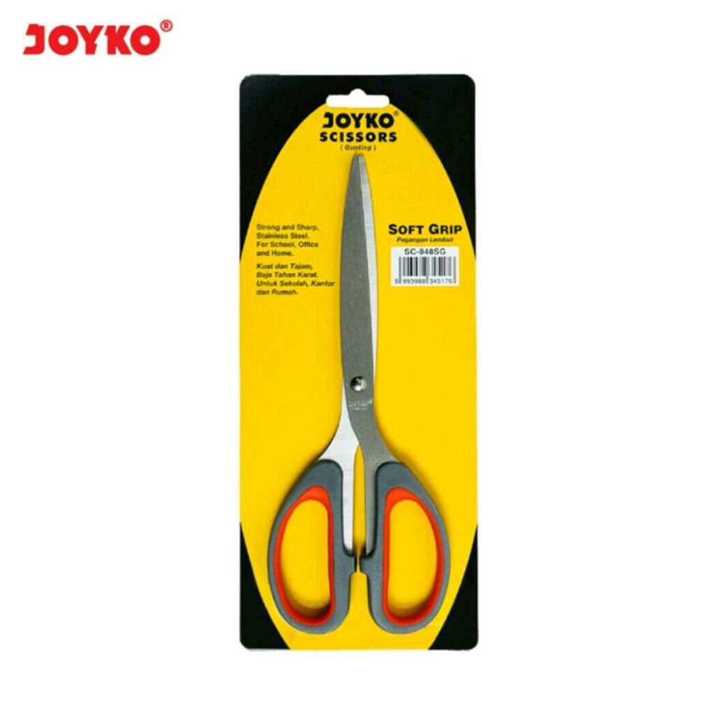 

Joyko SC-848SG | Scissors Big | Gunting Besar Soft Grip | Gunting Stainless Besar
