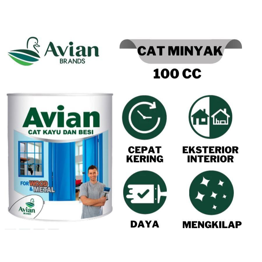 

Cat Besi AVIAN 100cc/ 100ml - Cat Kayu High Gloss - Avian 100cc perlengkapan & alat melukis