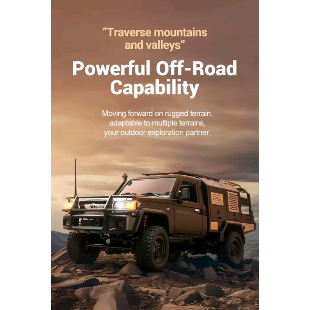 Rc Mn82s 4WD Rc car climbing off-road vehicle Lc79 pick up