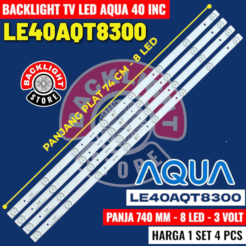 Backlight Tv Led AQUA 40 inc LE40AQT8300 le 40aqt8300