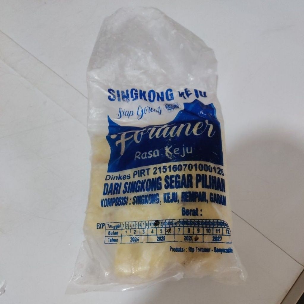 

Fortuner Singkong Keju 450gr