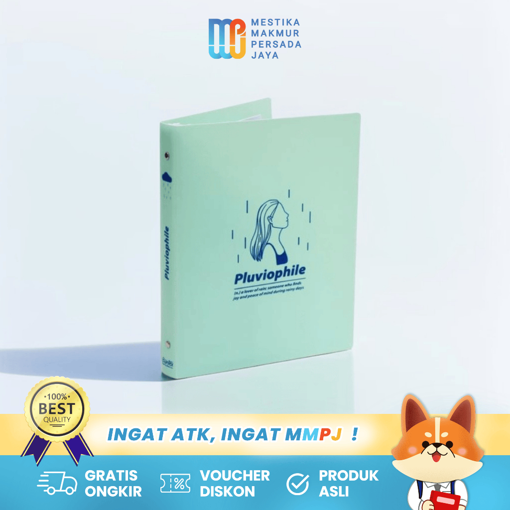 

Bantex Multiring Binder A5 / B5 Notebook Kuliah - Pluviophile
