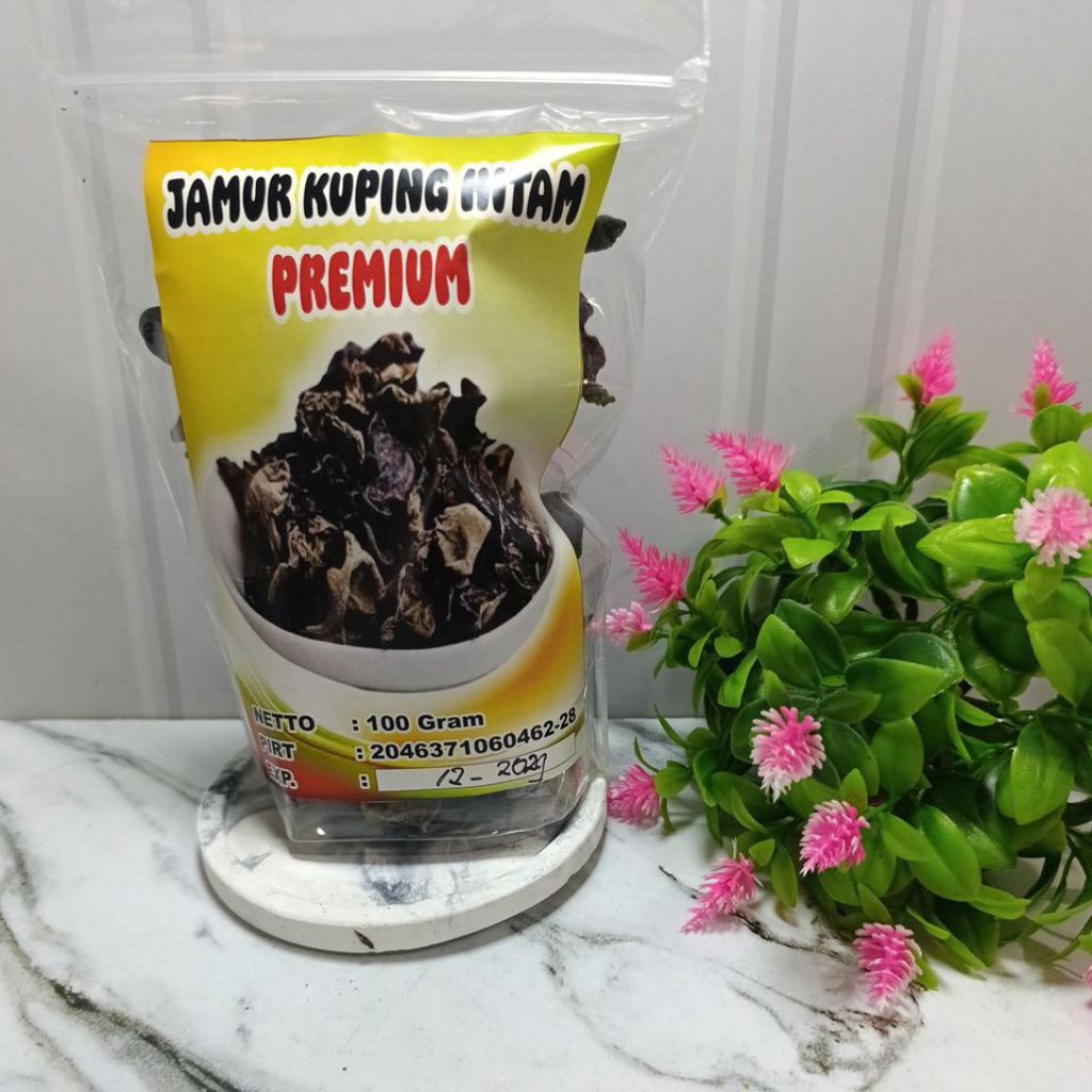 

Jamur Kuping Kering Hitam 100gr