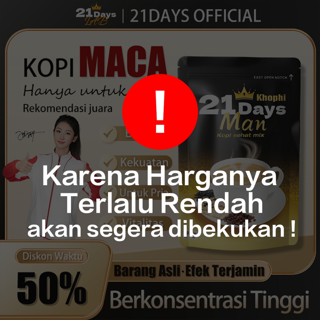 

21Days Coffee Kopi Pria Maca Premium Cappuccino