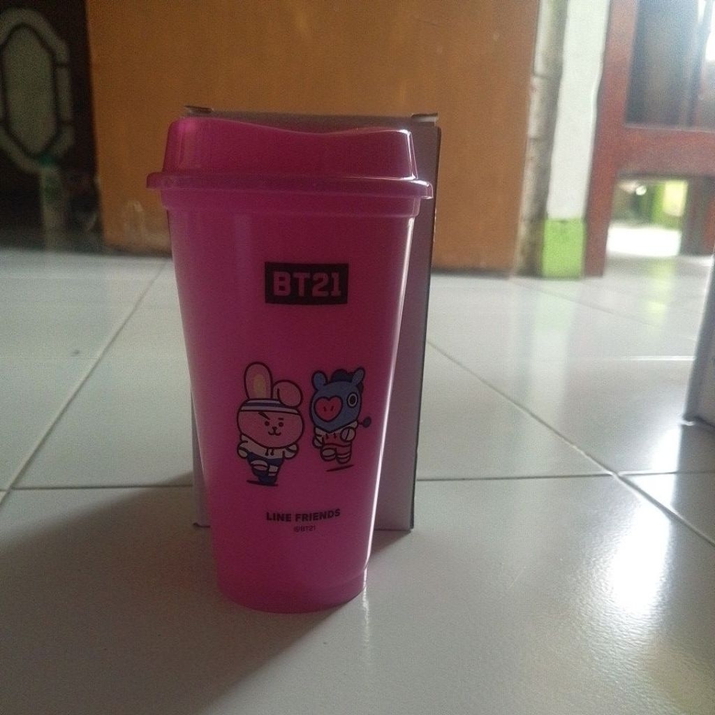 Reusable Tumbler official merchandise bt21 x milk life