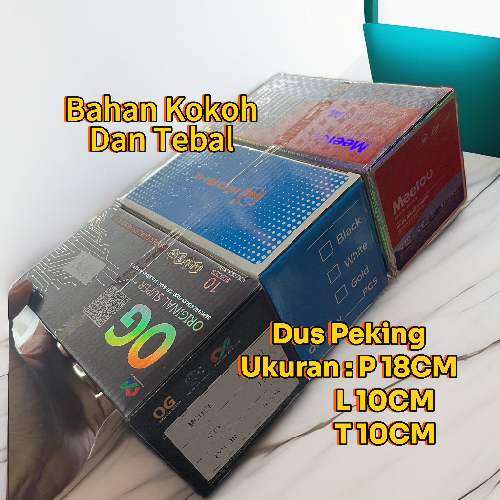 

Dus Peking P: 18CM L: 10Cm T: 10CM Bahan Tebal