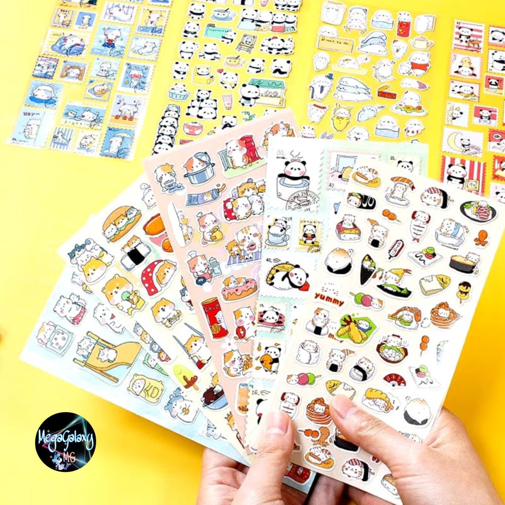 

Sticker Panda Animal Diary Deco Stiker Kecil Lucu Unik
