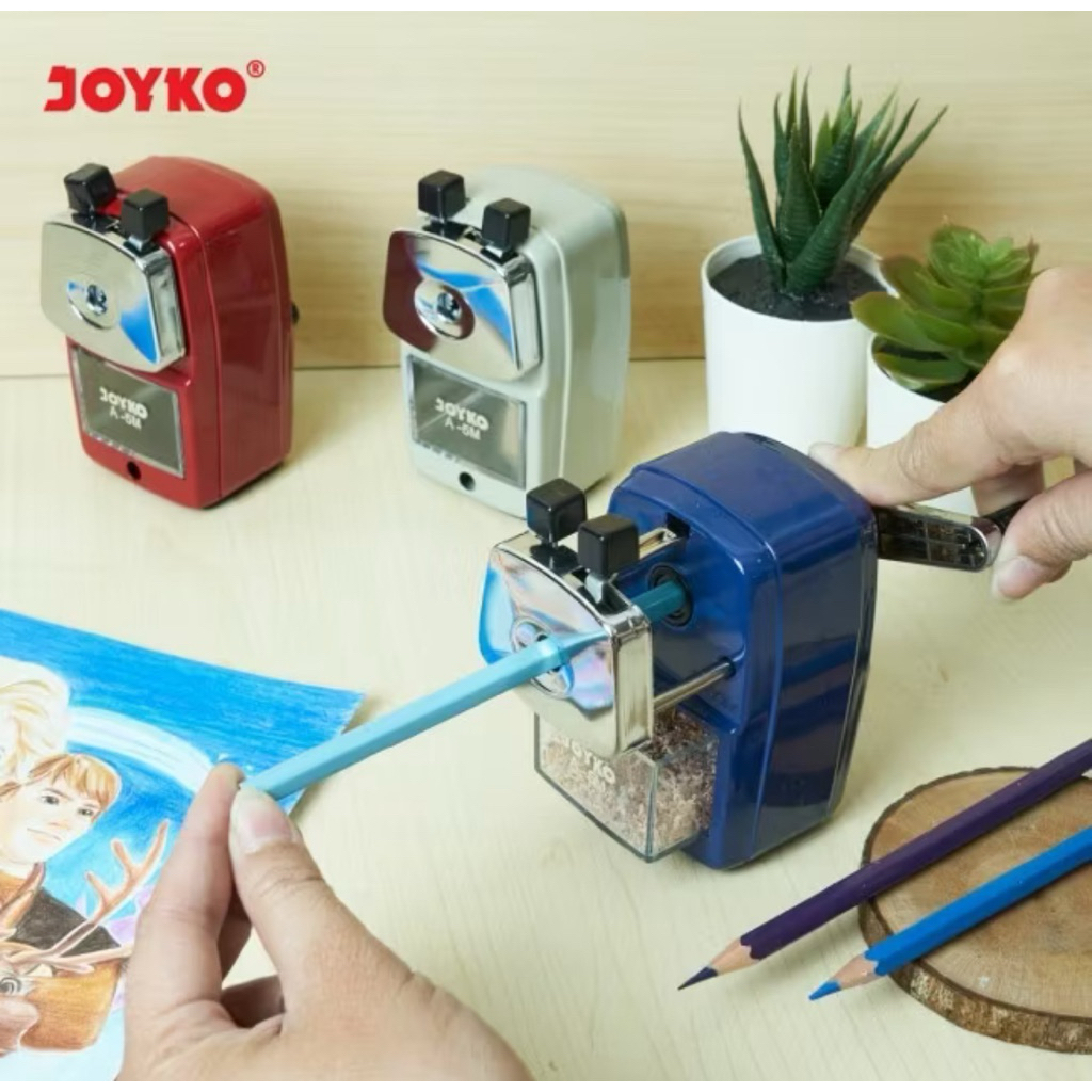 

Serutan Pensil Meja Rautan Putar Joyko A-5M