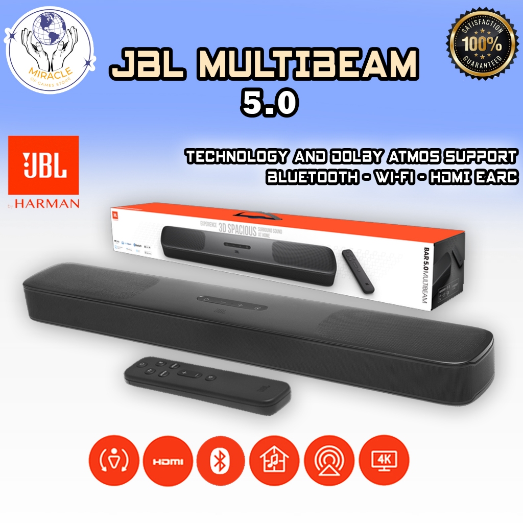 JBL BAR 5.0_DOLBY ATMOS VIRTUAL 3D SURROUND BLUETOOTH SOUNDBAR