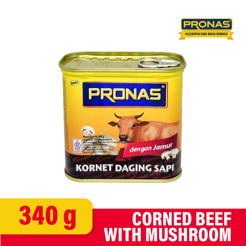 

PRONAS Kornet Sapi dengan Jamur 340 gr