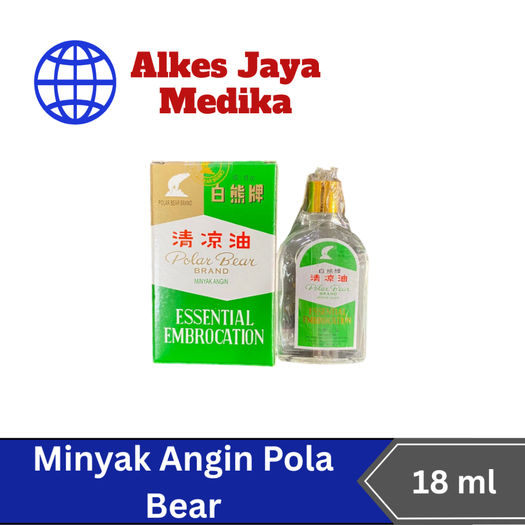 Minyak Angin Polar Bear 18 ml (Minyak angin cap beruang)
