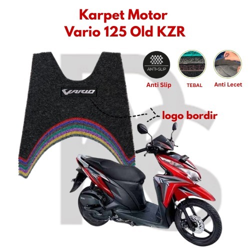Karpet Motor Vario 125 Old Bohlam Techno, Karpet Motor Vario KZR, Pijakan Kaki Vario