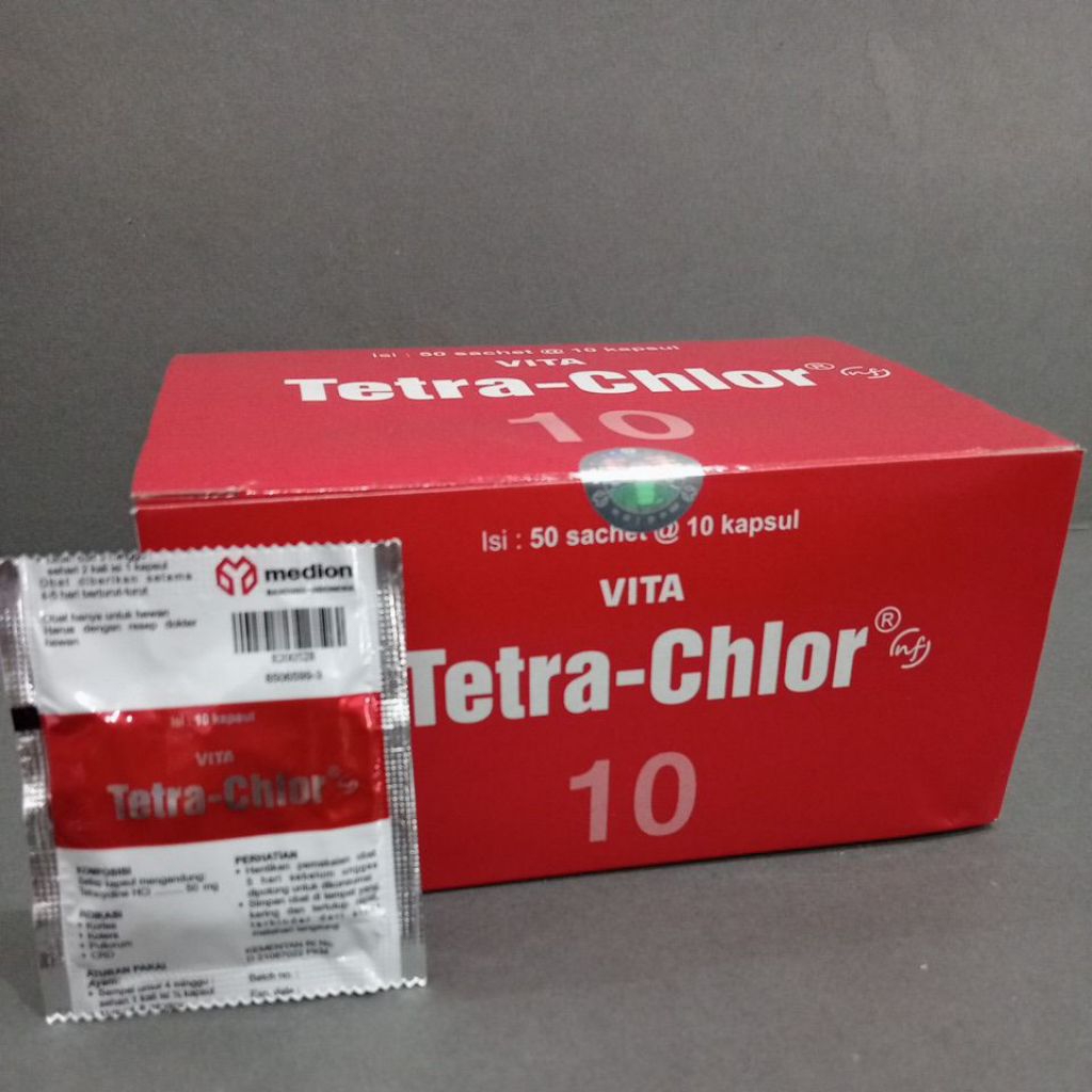 Tetra - Chlor vitamin ayam,vitamin unggas sachet