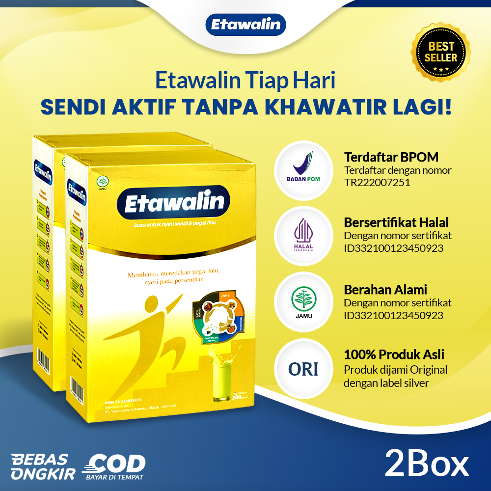 

ETAWALIN Susu Kambing Original 100% Atasi Nyeri Sendi Asam Urat Nyeri Pinggang BPOM