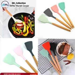 spatula silicone/sotel silicone/sotel teflon/ganam polos canary
