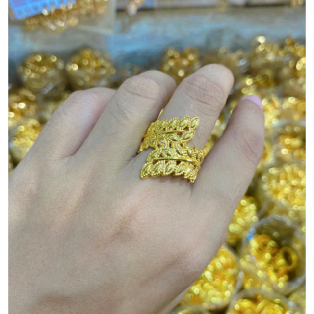Cincin Wanita Lilit Daun Mewah Simple Elegant Cincin Dewasa CINCIN Kondangan simple Mewah