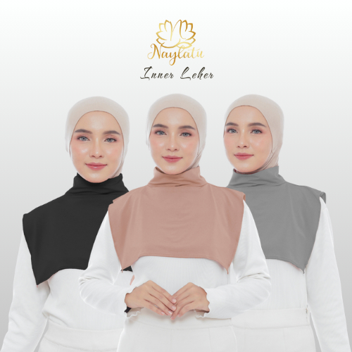 Manset Leher Hijab  Bahan Jersey Nyaman Naylatu