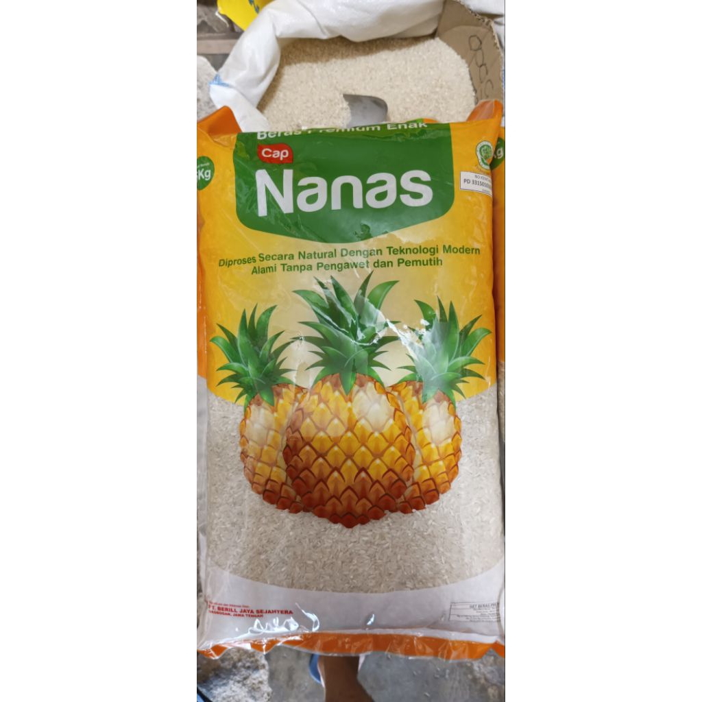 

[ Berat 20 Kilogram ] Beras Cap Nanas Beras Premium Enak
