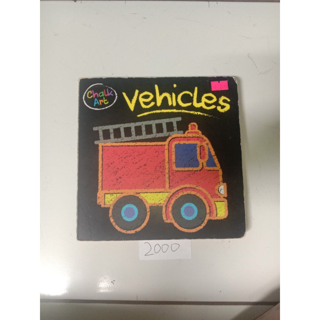BOARD BOOK CHALK ART VEHICLES