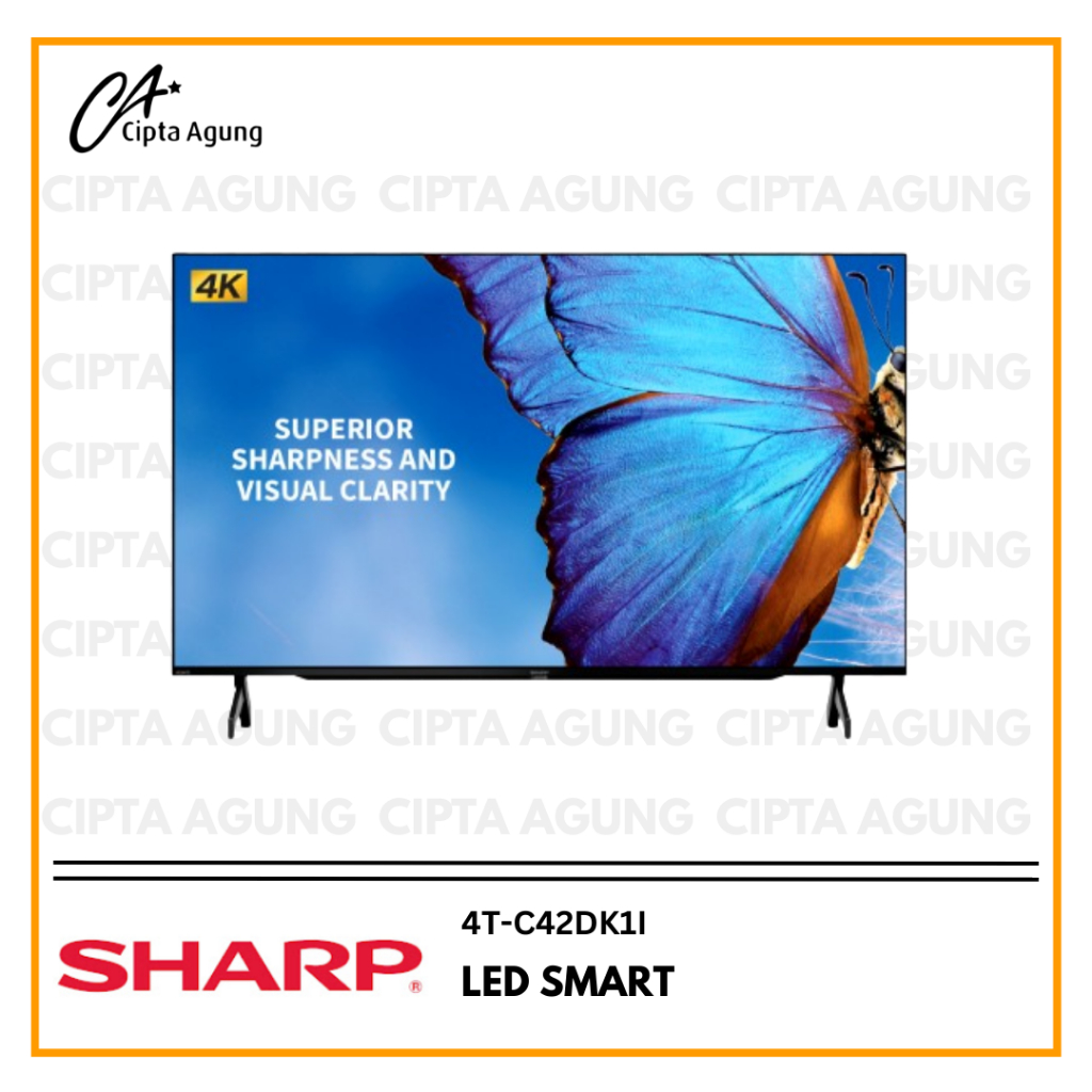 SHARP ANDROID TV 42 INCH UHD SHARP 4T-C42DK1I SMART TV 42″ UHD SHARP LED ANDROID TV 42 INCH 4T-C42DK