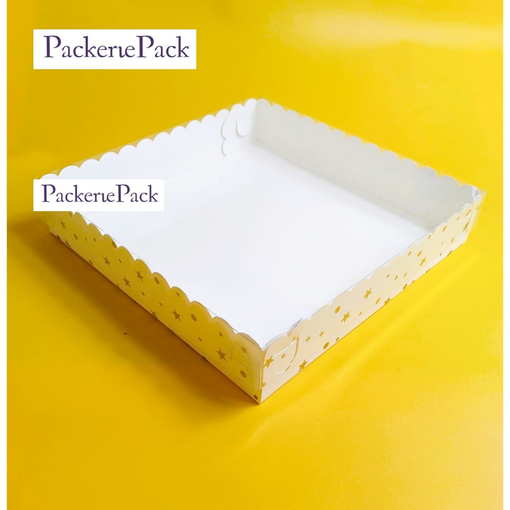 

Dus Kotak Kue Ivory Laminasi Motif Polkadot Bintang Emas 20x20x5 Laminasi Ivory Premium 20 x 20 x 5 Tutup Mika Full (10 Pcs)