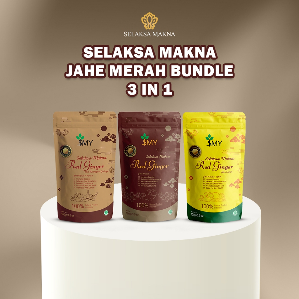 

Selaksa Makna Jahe Merah Paket 3 In 1